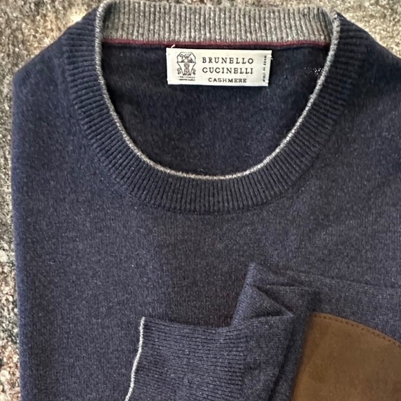 WINTER SALE!!! Brunello Cucinelli Cashmere Jumper / Mens SZ 52 / US 42 - Picture 4 of 11